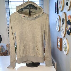 Bench Light Gray Textured Hoodie
